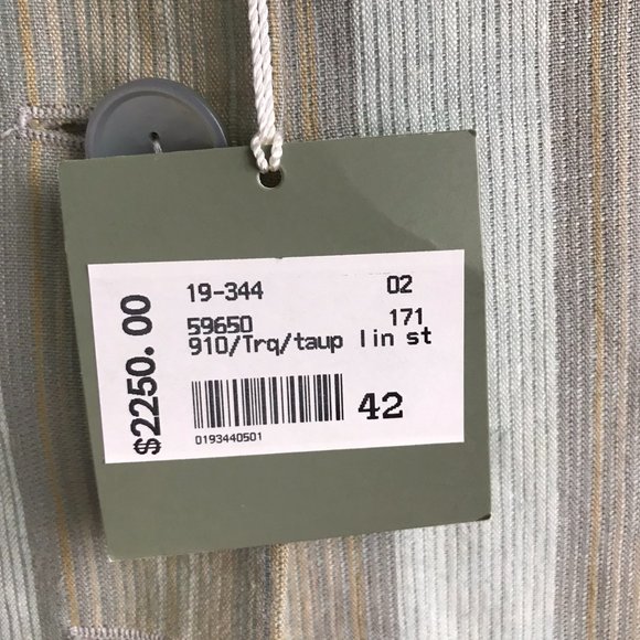 Giorgio's of Palm Beach - Classic Italian Linen Blazer 42 (M). Was $2250. NWT! - Picture 6 of 11